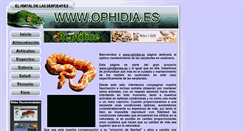 Desktop Screenshot of ophidia.es
